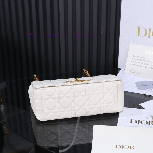 Dior Caro Original Grade White Medium HandbagM9242Dior's new chain bag is stunning, meticulo n0itsf5a - Image 9