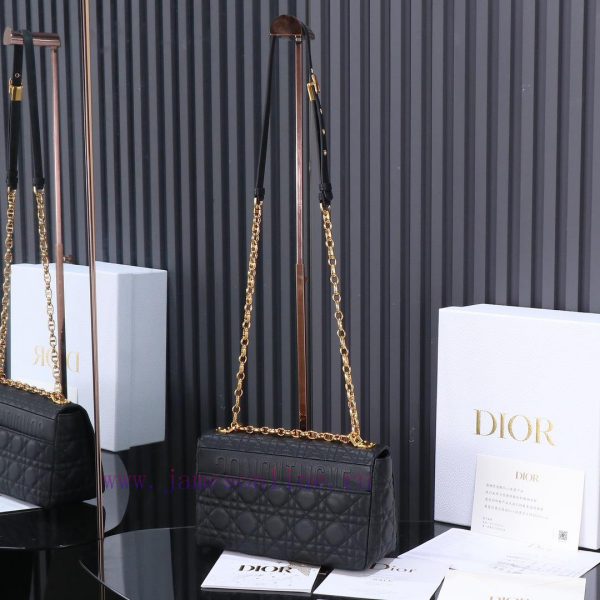 Dior Caro Original Grade Black Medium HandbagM9242Dior's new chain bag is stunning, meticulo c4e5ipm8 - Image 5