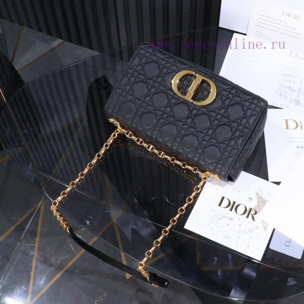 Dior Caro Original Grade Black Medium HandbagM9242Dior's new chain bag is stunning, meticulo c4e5ipm8 - Image 8