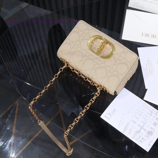 Dior Caro Original Grade Apricot Small HandbagM9241Dior's new chain bag is stunning, meticul m9z7aojh - Image 8