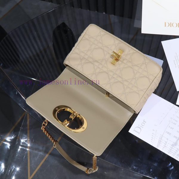 Dior Caro Original Grade Apricot Small HandbagM9241Dior's new chain bag is stunning, meticul m9z7aojh - Image 9