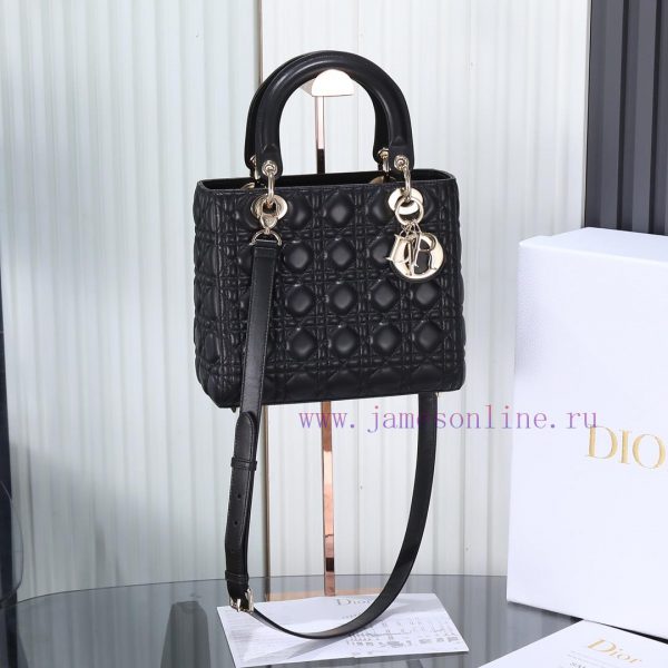 Dior Diana Original Factory Grade Five Grid Black Sheepskin/Gold BuckleSheep tendon velvet l chrz9btk
