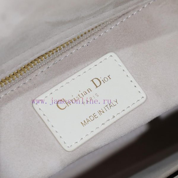 Dior Diana Original Factory Grade Five Grid White Sheepskin/Gold BuckleSheep tendon velvet l bhij8dzi - Image 7