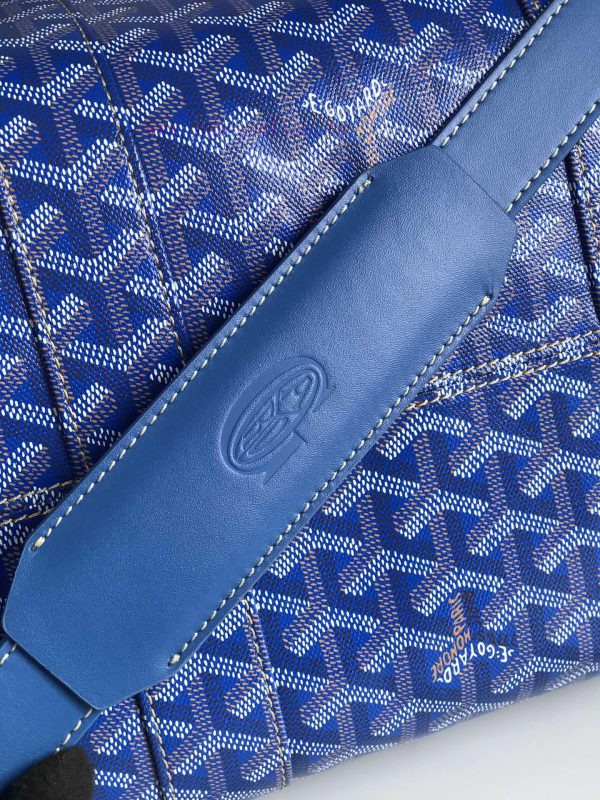 ? The Boston45 travel bag is made of Goyardine cotton linen canvas and Servon calf leather, p78f3blq - Image 6