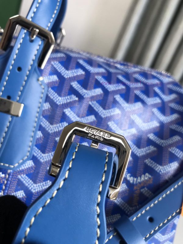? The Boston45 travel bag is made of Goyardine cotton linen canvas and Servon calf leather, p78f3blq - Image 7