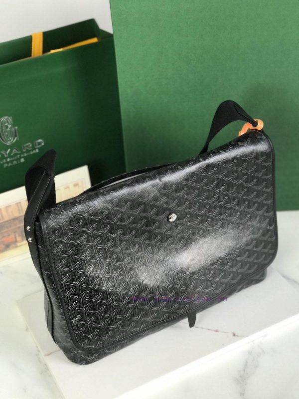 Goyard's new Citadin mailman bag in dark blackThe CAPETIEN mailman bag can accommodate A4 si fsgioqc0 - Image 7