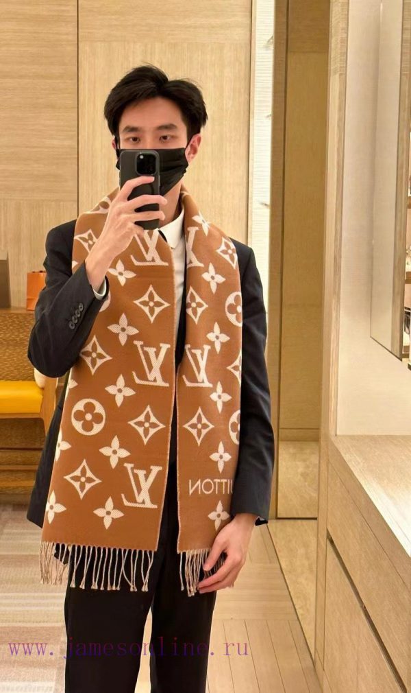 ️ Donkey brand essential double-sided presbyopia wool scarf~The presbyopia element is reallyryr0be3u - Image 3