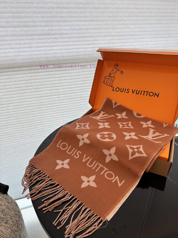 ️ Donkey brand essential double-sided presbyopia wool scarf~The presbyopia element is reallyryr0be3u - Image 6