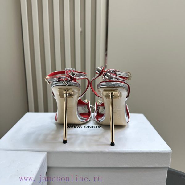 Hot selling ABING WANG rhinestone high heelsOn the basis of this, sparkling crystal embellis58alb3sz - Image 7