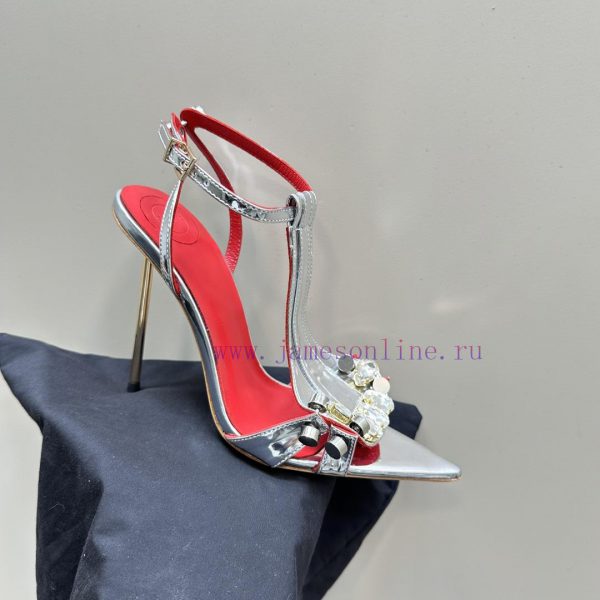 Hot selling ABING WANG rhinestone high heelsOn the basis of this, sparkling crystal embellis58alb3sz - Image 8