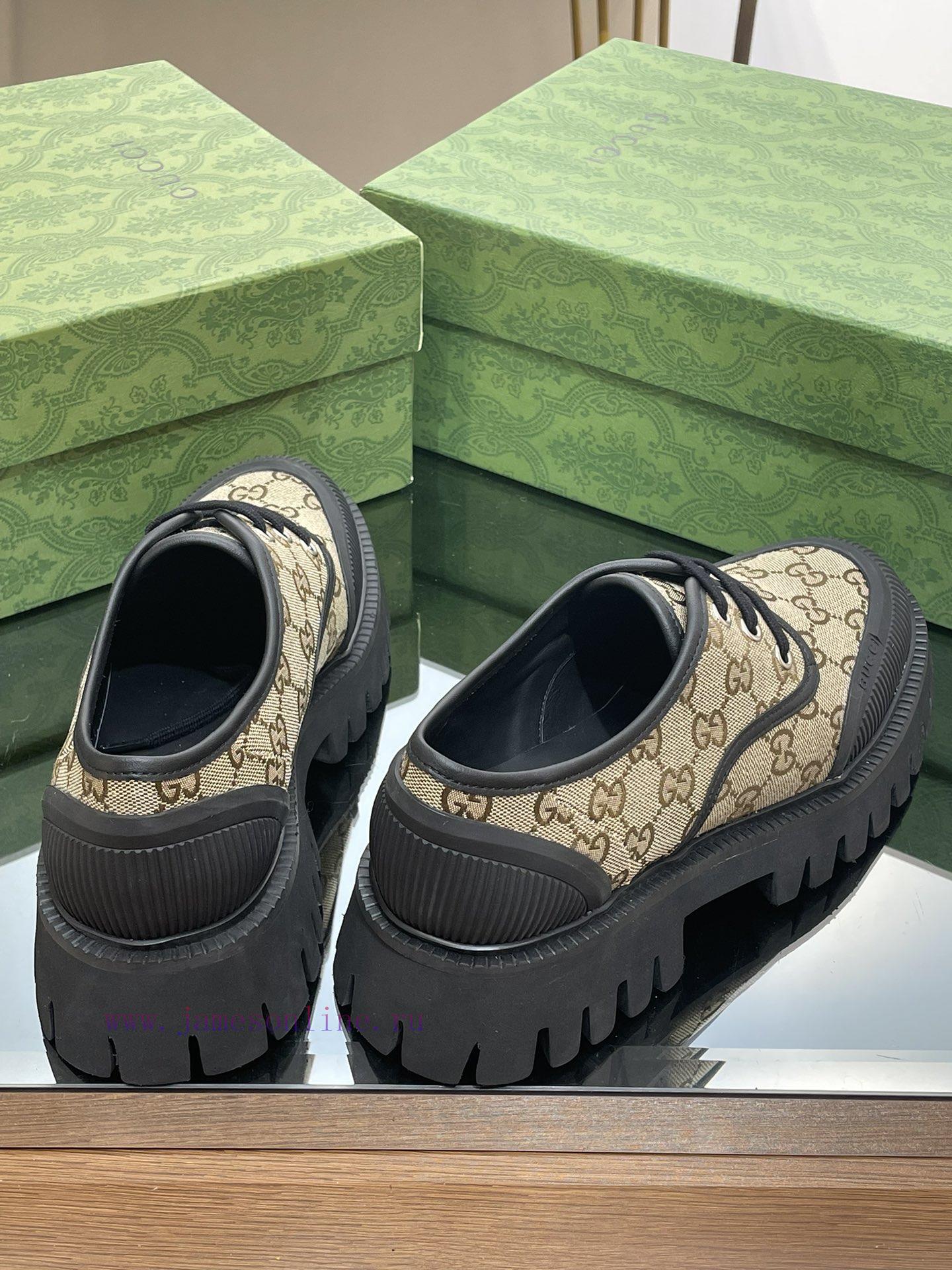 23 Gucci Thick Bottom GG Lace Couple Shoes Original Custom 11 RemakesThe purchasing agent lewk3bgdty - Image 5