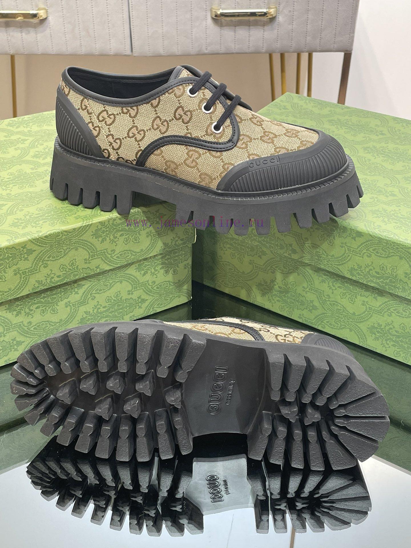 23 Gucci Thick Bottom GG Lace Couple Shoes Original Custom 11 RemakesThe purchasing agent lewk3bgdty - Image 10
