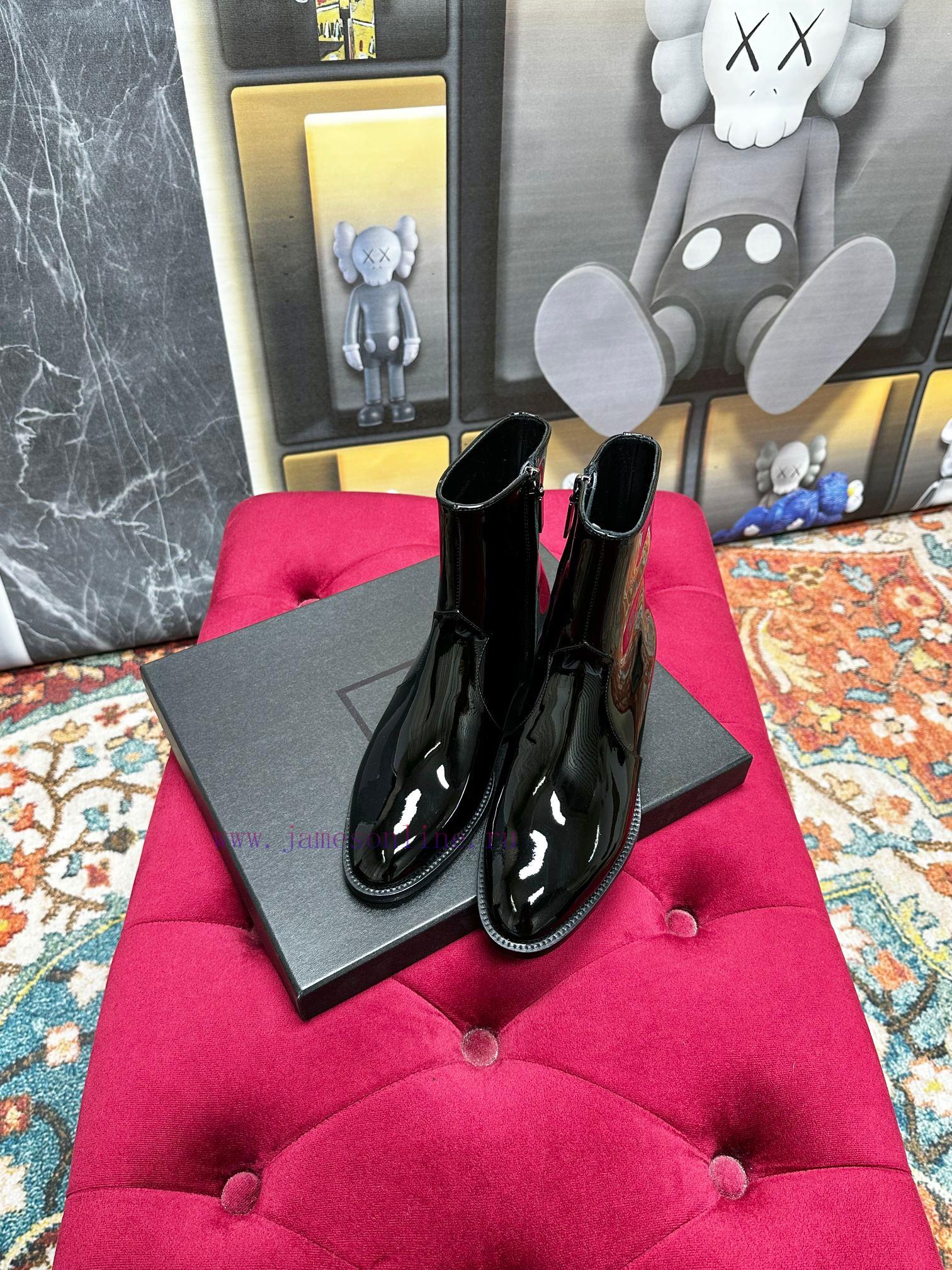 ️——Saint Laurent YSL One Belt Sleeve Short Boots Martin Boot SeriesTop tier fashion show serudw1os97 - Image 2