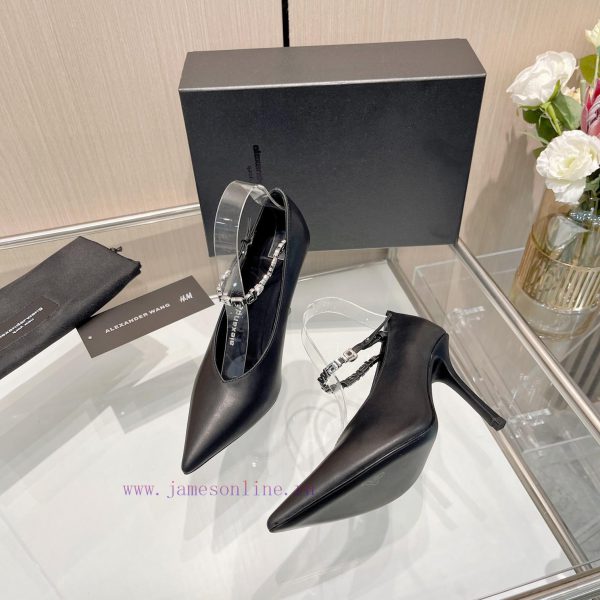 Alexander Wang's 2024 New High Heels for Women's Luxury Alexandra Wang Original 11 MaterialTkxmdvxx0