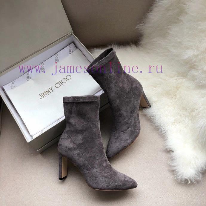 JIMMY CHOO elastic boots are made of high-quality fabric with silky double-sided velvet and 2fannovq - Image 7