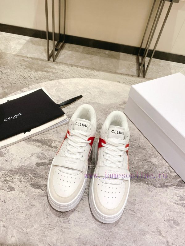 Top versionCeline's new autumn and winter color blocked sports shoes with thick soles and he52pi1o8j - Image 5