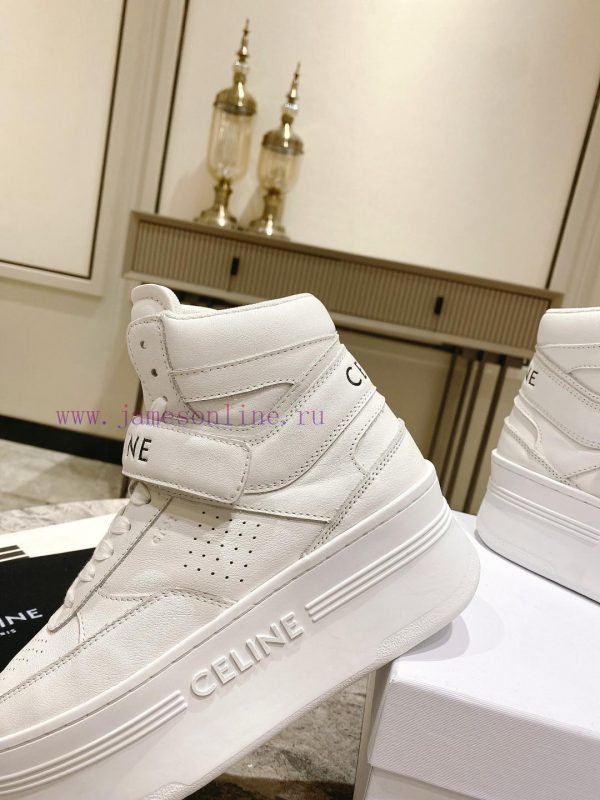 Top versionCeline's new autumn and winter color blocked sports shoes with thick soles and he2tiu3lw8 - Image 8