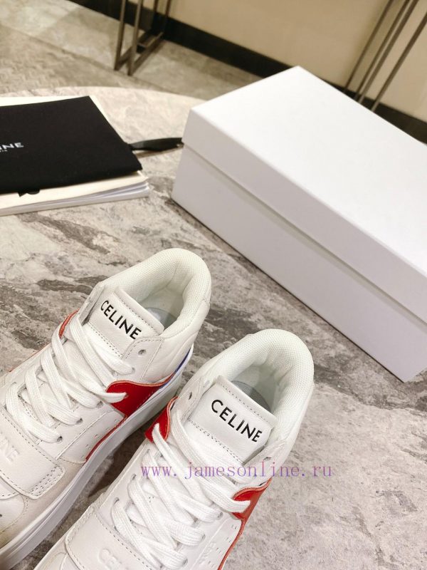 Top versionCeline's new autumn and winter color blocked sports shoes with thick soles and he52pi1o8j - Image 8
