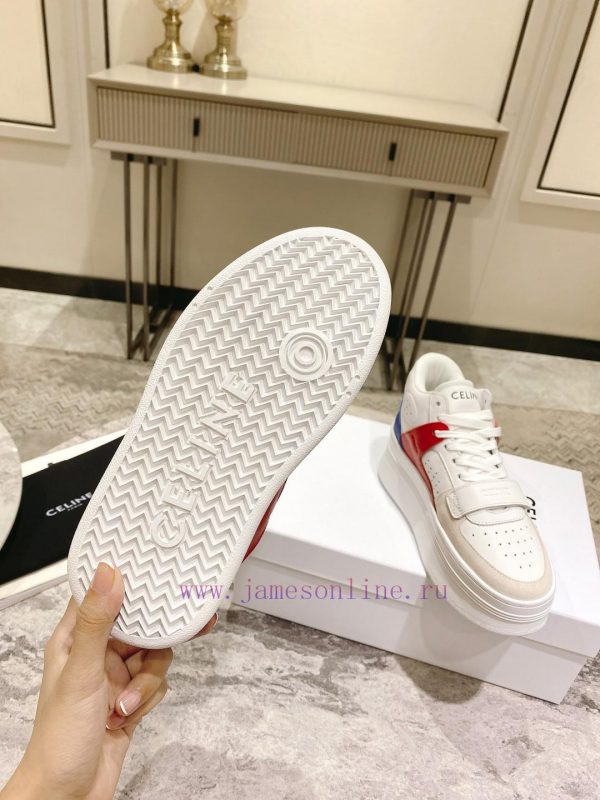 Top versionCeline's new autumn and winter color blocked sports shoes with thick soles and he52pi1o8j - Image 10