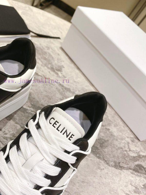 Top versionCeline's new autumn and winter color blocked sports shoes with thick soles and he370881d4 - Image 7