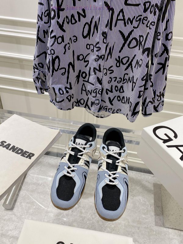 -- New Product Arrives -- GANNI Yang Mi's Same Style Color blocked Retro German Training Shoetplqmjz
