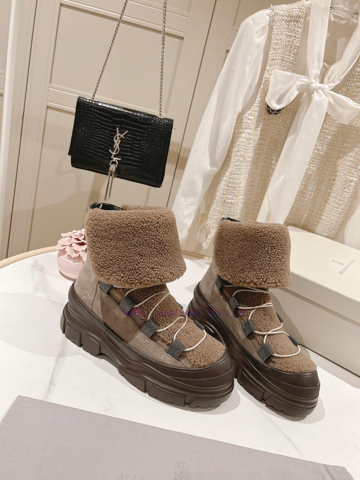 The 2023 Brunello Cucinelli wool short boots from "The Highest Quality in the Market" are incsrz2875 - Image 4