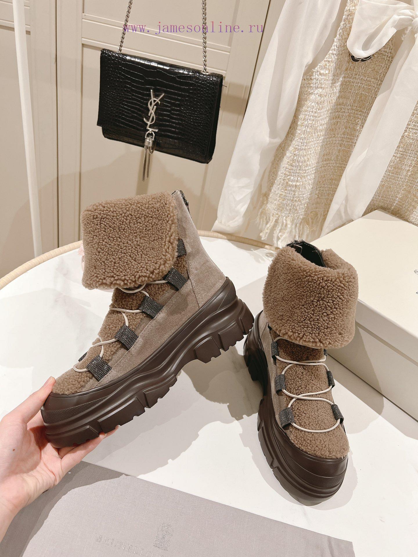 The 2023 Brunello Cucinelli wool short boots from "The Highest Quality in the Market" are incsrz2875 - Image 5