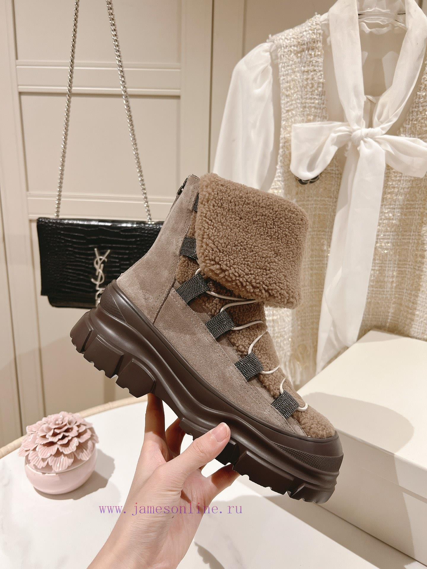 The 2023 Brunello Cucinelli wool short boots from "The Highest Quality in the Market" are incsrz2875 - Image 7