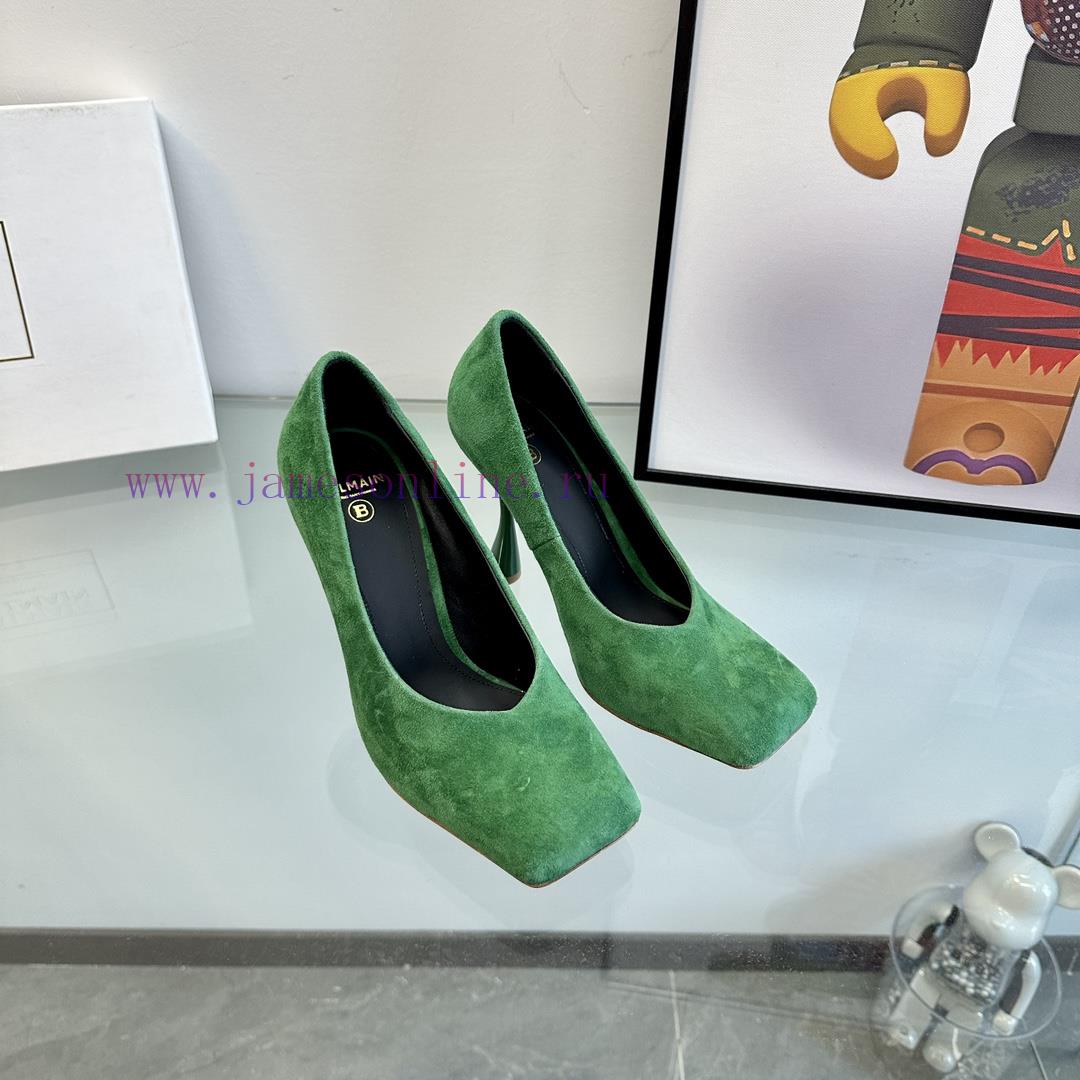 ???????Balmain ?????? Square headed wine glasses, custom-made shoesThis colored leather winex2r00bbc - Image 3