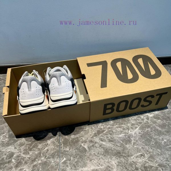 Top Adidas Origins Yeezy Boost 700 Grey White Black "Wave Runner" ️ Wearing Pure Grey Chalk ticc76vn - Image 9