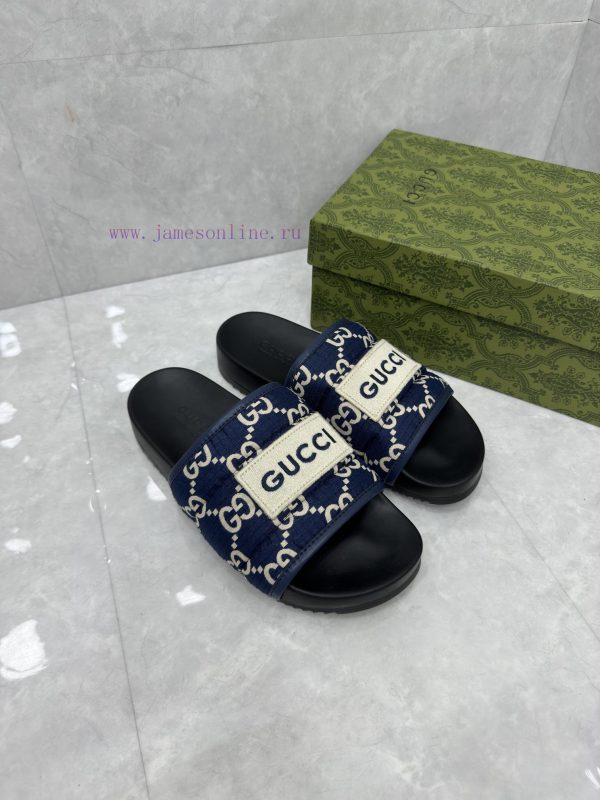 P unisex GG slippersThis slipper is made of GG polyester fiber and features a Gucci label ono6p55a5s - Image 3
