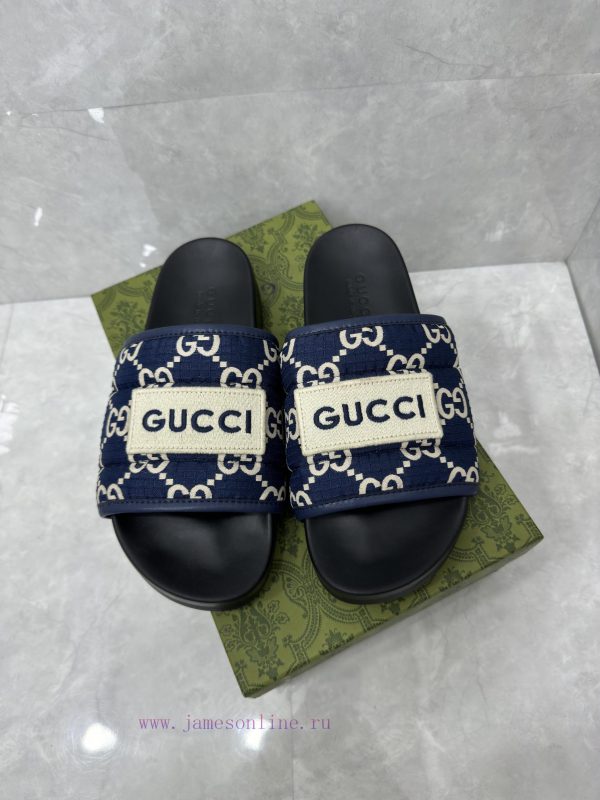 P unisex GG slippersThis slipper is made of GG polyester fiber and features a Gucci label ono6p55a5s - Image 4