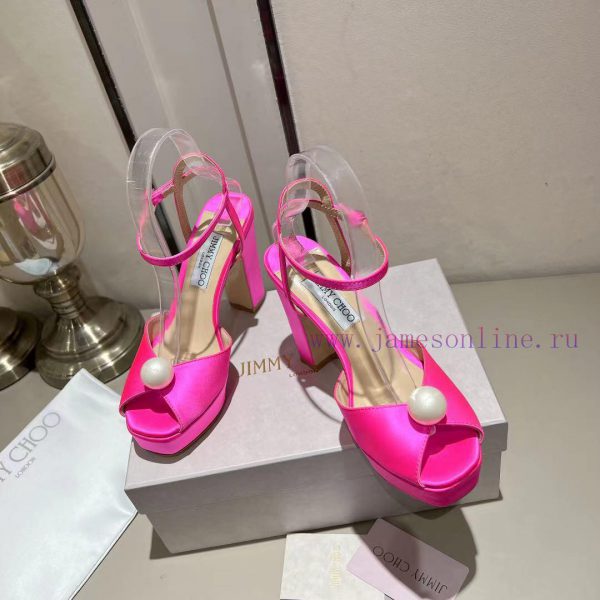 Jimmy Coo is a simple, elegant, and fashionable pair of sandalsOne button high-heeled sandalmmby5qgn - Image 4