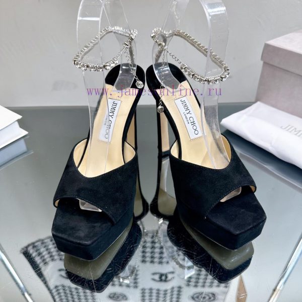 ? Jimmy Choo ? Classic waterproof platform high-heeled sandals——————————Our JC family alway45be290f - Image 3