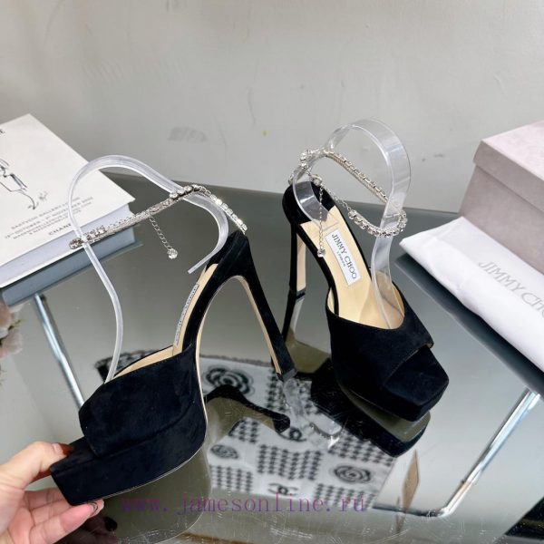 ? Jimmy Choo ? Classic waterproof platform high-heeled sandals——————————Our JC family alway45be290f - Image 7