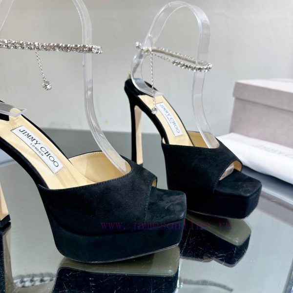 ? Jimmy Choo ? Classic waterproof platform high-heeled sandals——————————Our JC family alway45be290f - Image 10