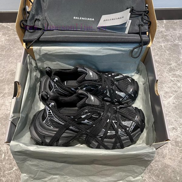 Top Balenciaga Balenciaga Strap 3xl Spider Man ️ Web Old Strap Low Top Dad Shoes Black and W572uaqir - Image 3