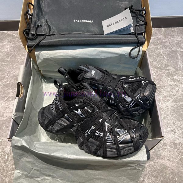 Top Balenciaga Balenciaga Strap 3xl Spider Man ️ Web Old Strap Low Top Dad Shoes Black and W572uaqir - Image 6
