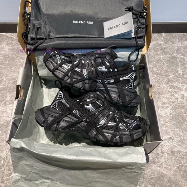 Top Balenciaga Balenciaga Strap 3xl Spider Man ️ Web Old Strap Low Top Dad Shoes Black and W572uaqir - Image 7