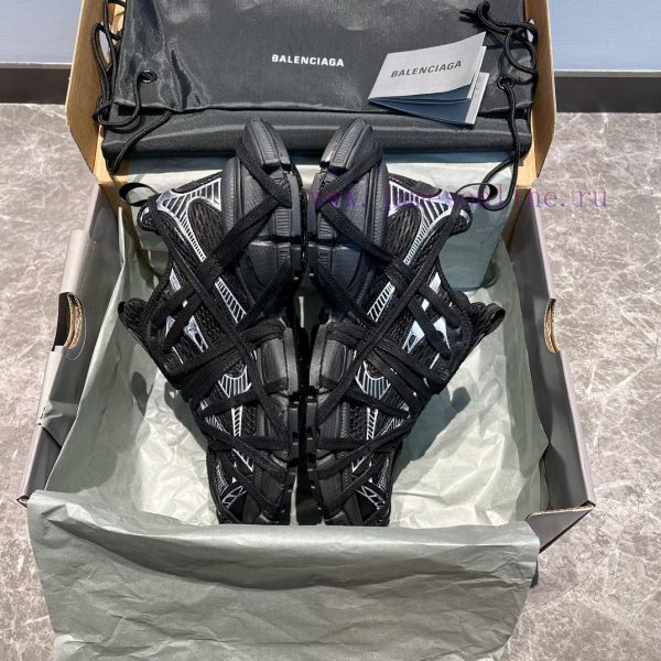 Top Balenciaga Balenciaga Strap 3xl Spider Man ️ Web Old Strap Low Top Dad Shoes Black and W572uaqir - Image 8
