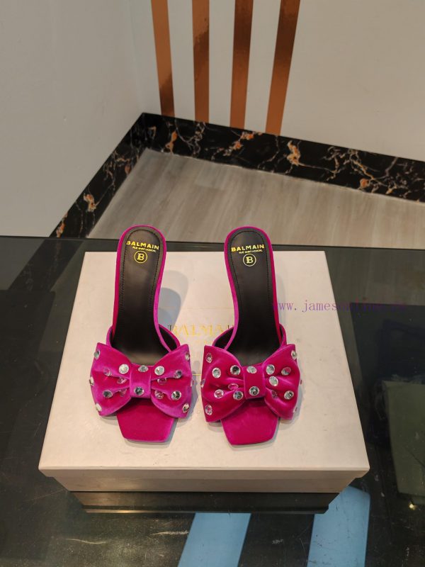 Out, ??? * ??? Balman 2024 Spring/Summer Fashion Show Original Korean Velvet Diamond High He65uf6okw