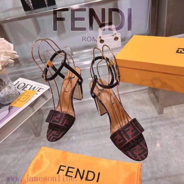 ② ⓪②④ ????? | Fen... di Delfina strap metal heel high heels sandals〰 〰    〰 〰 Genuine leathepan34iaz - Image 3