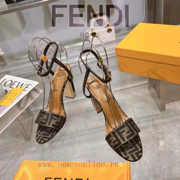 ② ⓪②④ ????? | Fen... di Delfina strap metal heel high heels sandals〰 〰    〰 〰 Genuine leathen08cniys - Image 3