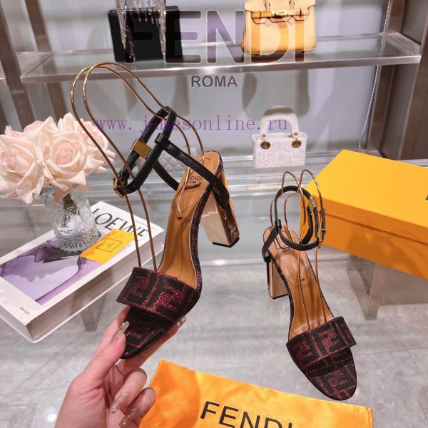 ② ⓪②④ ????? | Fen... di Delfina strap metal heel high heels sandals〰 〰    〰 〰 Genuine leathepan34iaz - Image 5