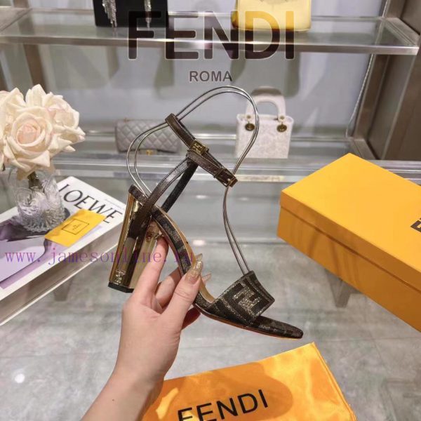 ② ⓪②④ ????? | Fen... di Delfina strap metal heel high heels sandals〰 〰    〰 〰 Genuine leathen08cniys - Image 7