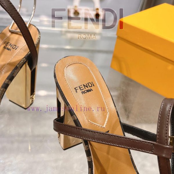 ② ⓪②④ ????? | Fen... di Delfina strap metal heel high heels sandals〰 〰    〰 〰 Genuine leathen08cniys - Image 9