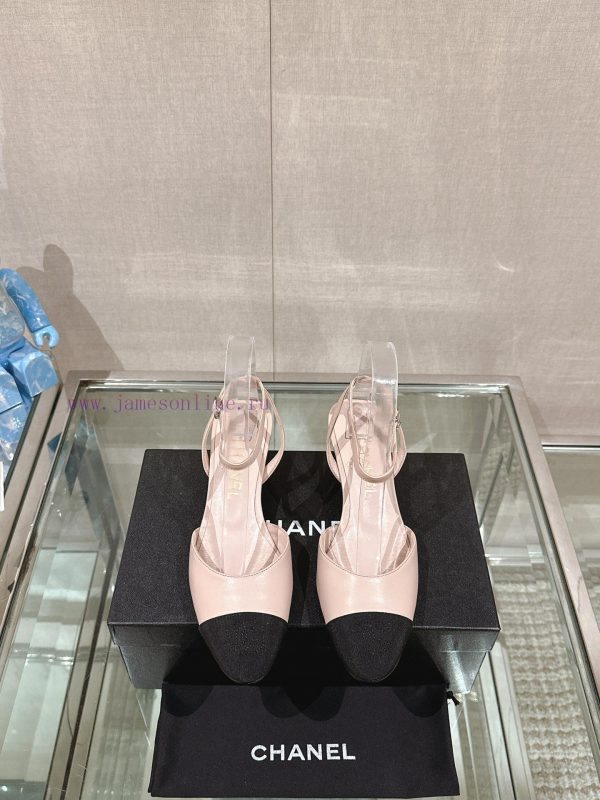 -24Ss spring/summer new Chanel kitten heel with buckle strap sandalsI really don't have any 8omei1hb