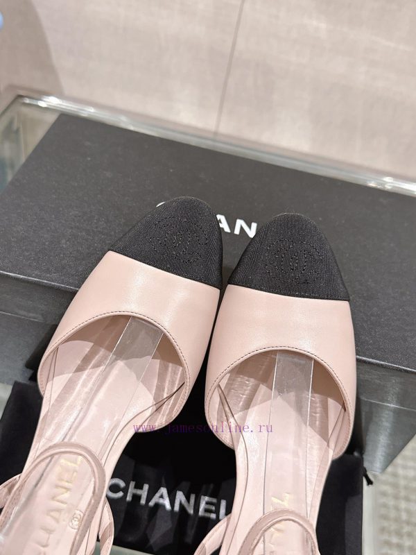 -24Ss spring/summer new Chanel kitten heel with buckle strap sandalsI really don't have any 8omei1hb - Image 7