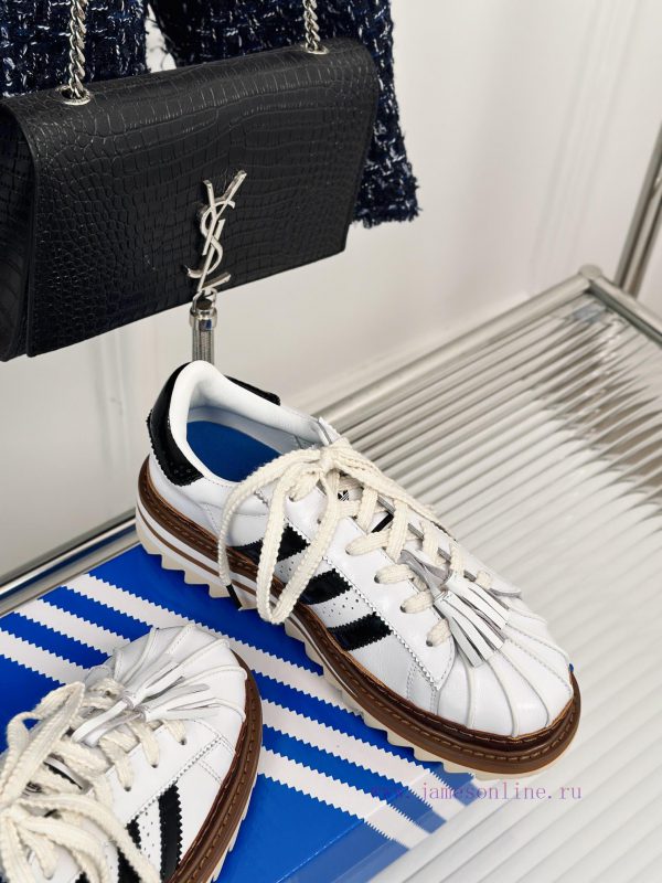 Adidas 234P New Product Classic Retro Casual Shoes Tassel Sports ShoesFashion bloggers are sm3ab4tz1 - Image 6