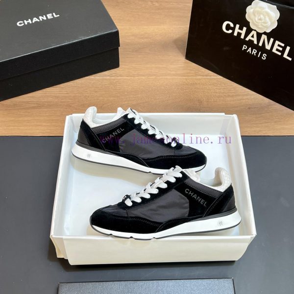 Top tierChanel Tennis Shoes 2024 Spring/Summer New Casual Sports Shoes Panda Color blocked Rvt6d7grf